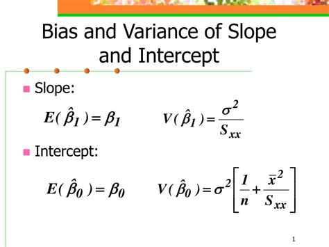 calculate the bias of the slope estimator.